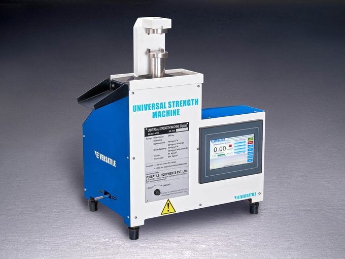 Universal Strength Machine VUD III, Versatile foundry sand testing equipment