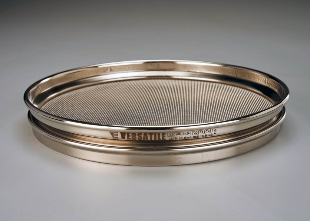 Test Sieve 850 Micron, 8 inch Half Height (ISO 3310-1 / ASTM E11)