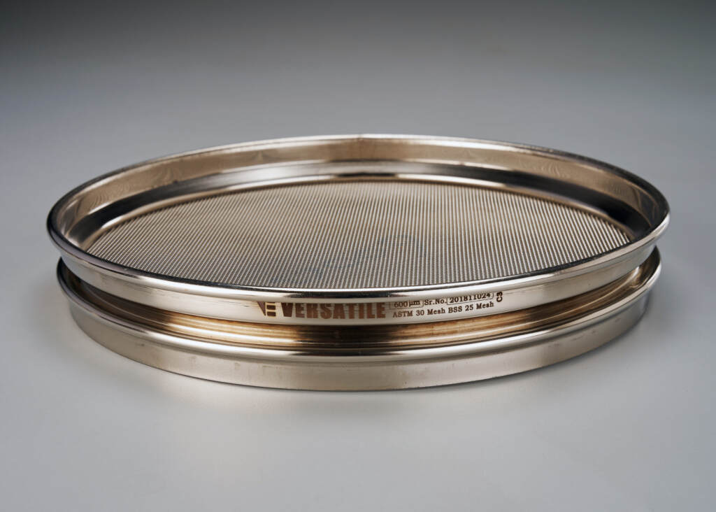 Test Sieve 600 Micron, 8 inch Half Height (ISO 3310-1 / ASTM E11)