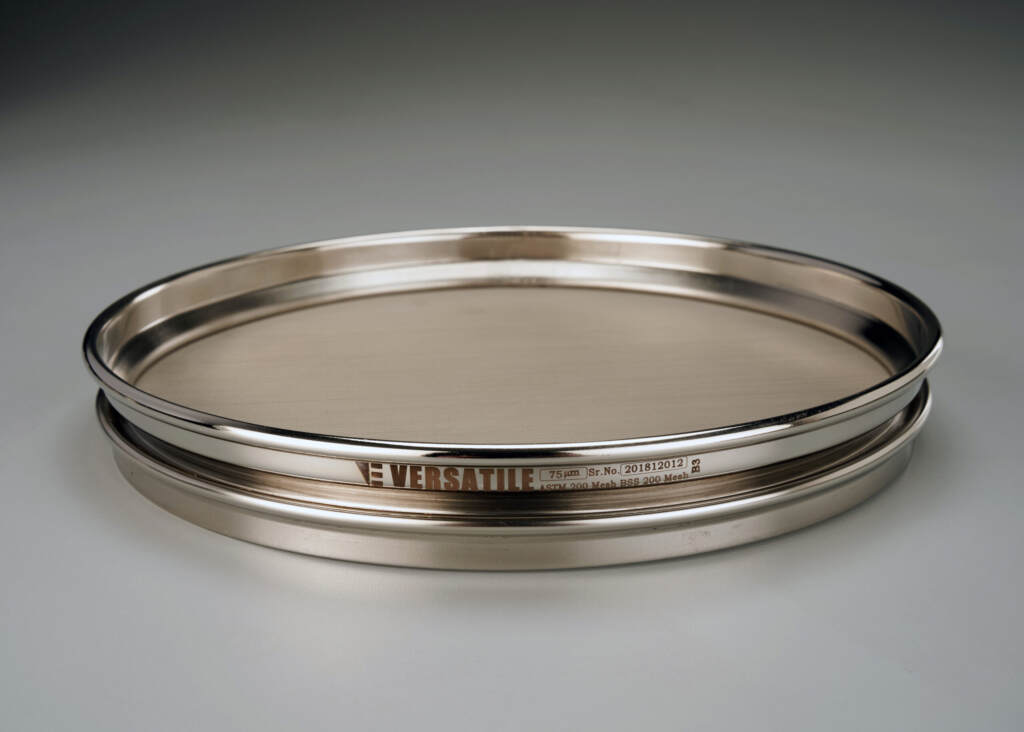 Test Sieve 75 Micron, 8 inch Half Height (ISO 3310-1 / ASTM E11)